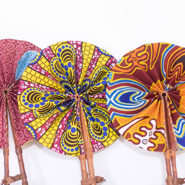 Handwoven African Fan