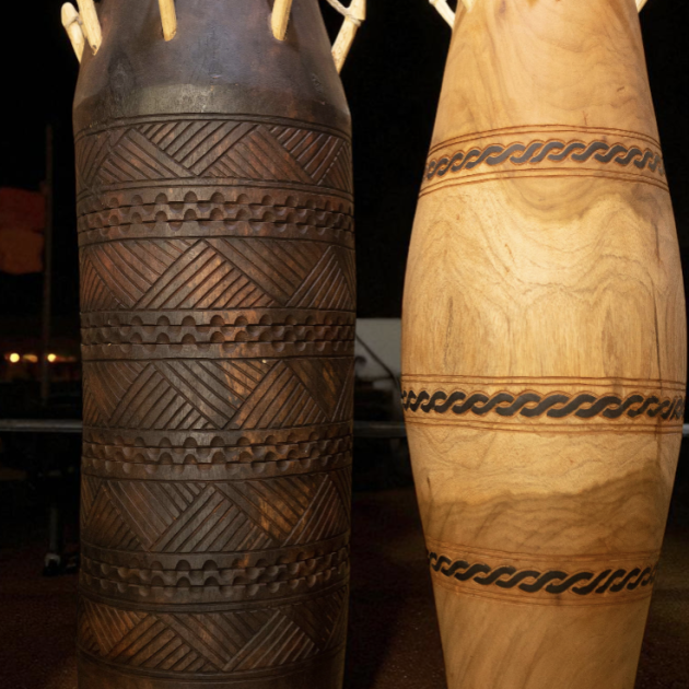 Traditional West African Big Drums