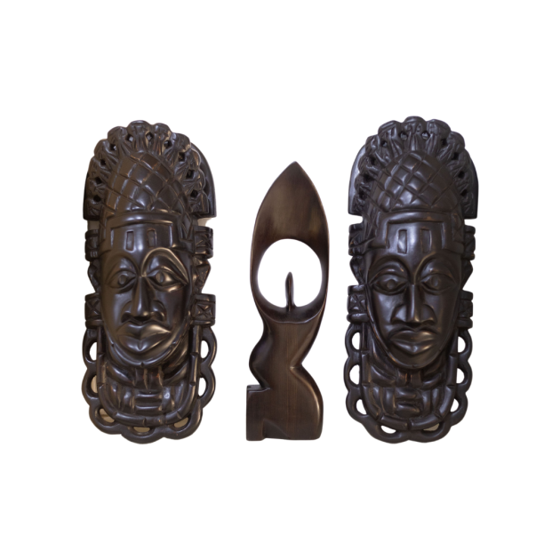 Ebony Wood Royal Mask