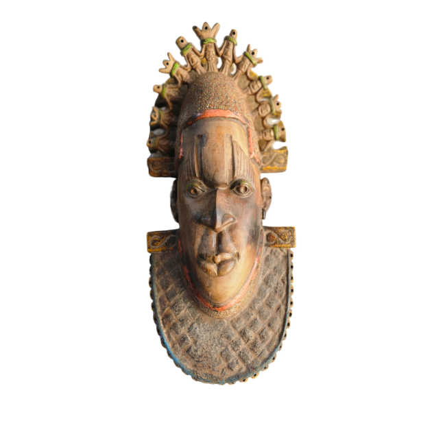Benin Iyoba (Queen Mother) African Mask