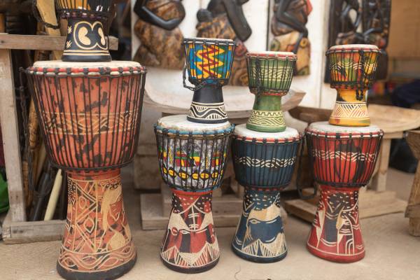 Traditional West African Drum (Djembe) - Image 7