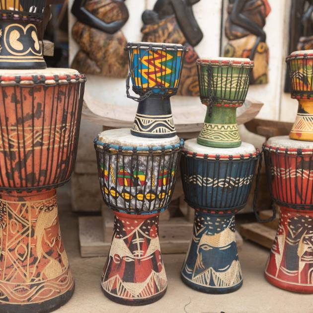 Traditional West African Drums